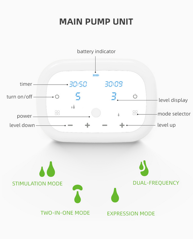 baby feeding breast pump electric,portable breast pump hands free low noise strong suction power wearable breast pump with 2 modes 9 levels lcd display brestfeeding 5