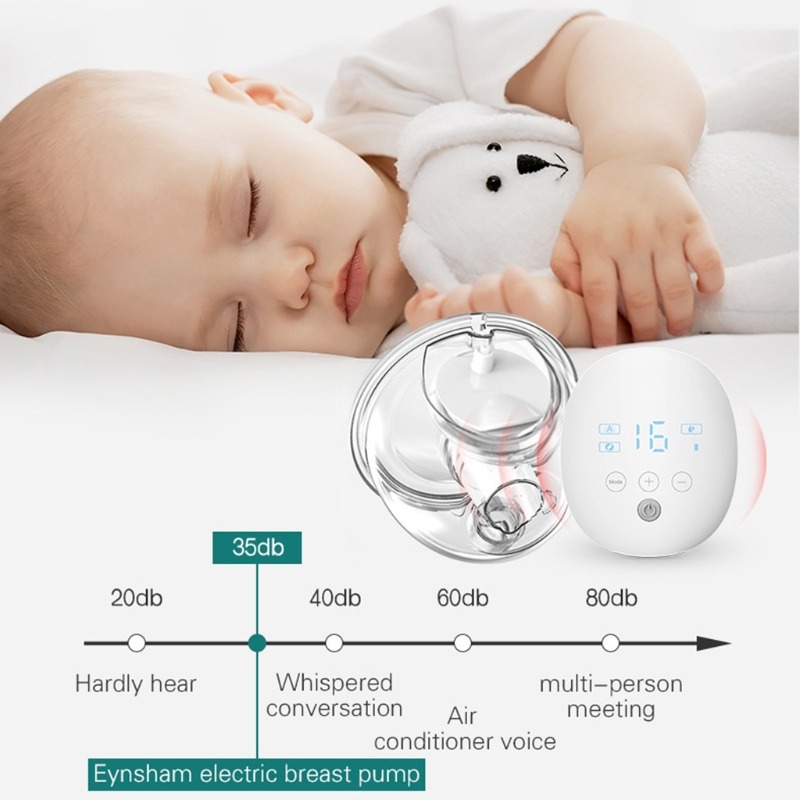 electric breast pump double silent wearable automatic milker usb rechargeable hands free milk extractor baby breastfeeding parts 6